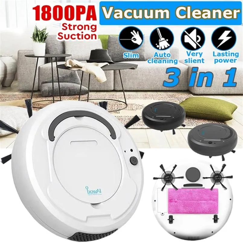 OB8 Automatic Robot 3 In 1 Smart Wireless Sweeping Vacuum Cleaner Dry