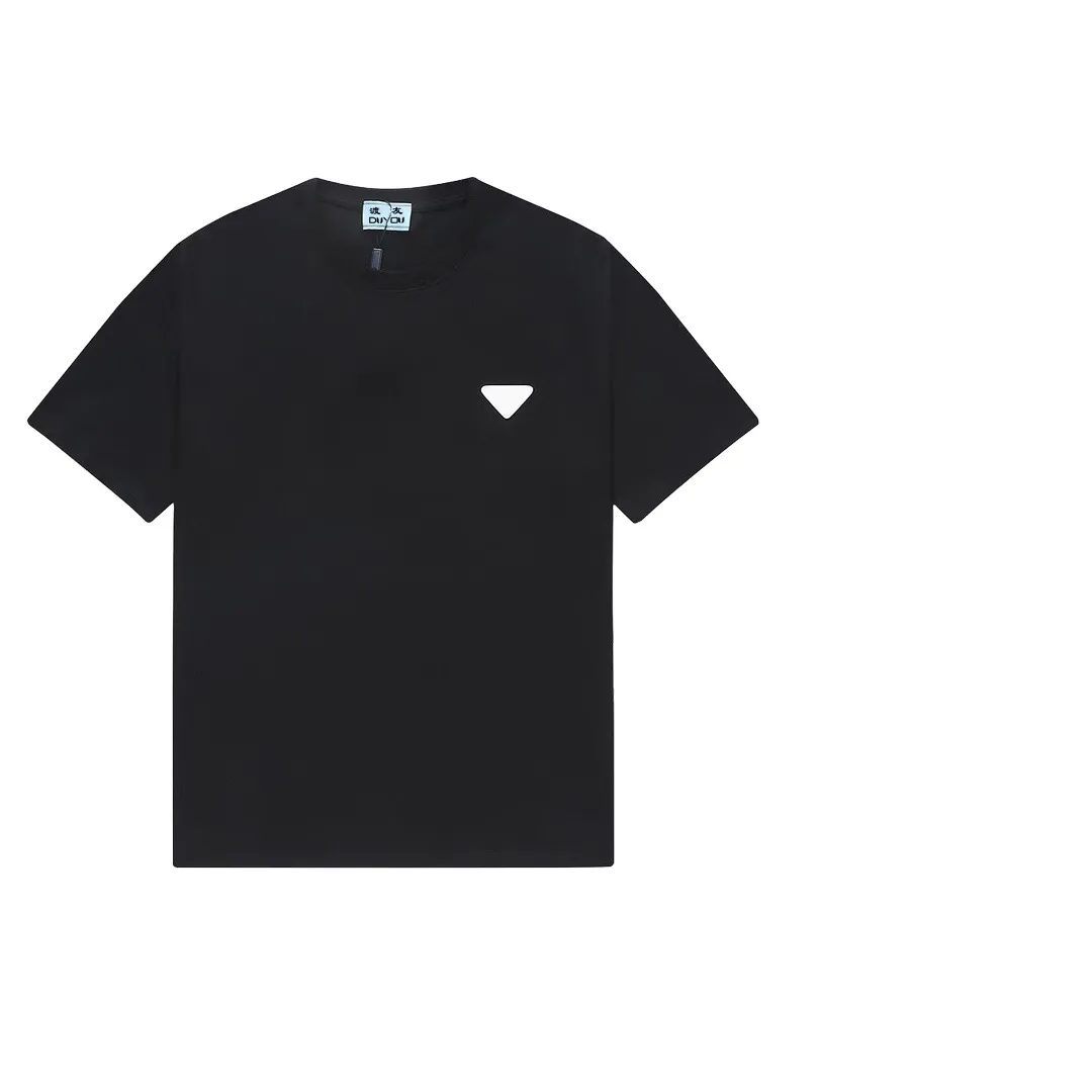 DUYOU T-shirt surdimensionné avec lettres de lavage en jersey vintage T-shirt 100% coton Hommes Casuals T-shirts de base Femmes Qualité Tops classiques DY8809