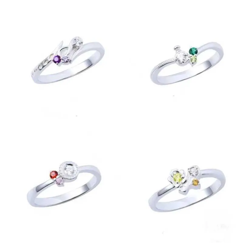 Cluster Rings Tears of Themis Anelli Anime Wedding Women Ring Fashion Romantic Artem Vilhelm Marius Shiny Jewelry Cosplay Accessori in lega G230228