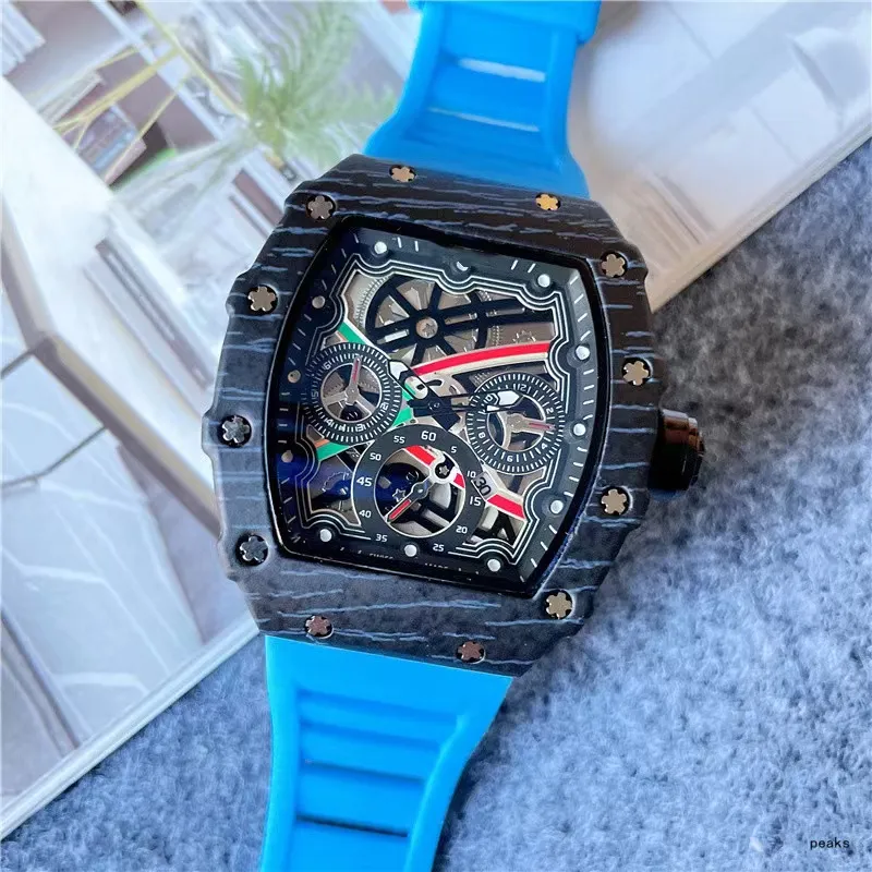 Montre de luxe Richardmill pleine fonction 2024 les nouvelles montres pour hommes montres automatiques à Quartz pour hommes DZ horloge masculine EAD7