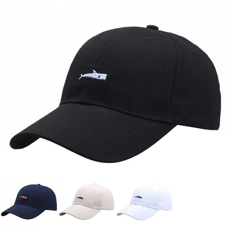 Ball Caps Fashion Cotton Baseball Cap for Men and Women Retro Summer Outdoor Sun Protection Dad Hat Cap Unisex Hip Hop Fish Snapback Hats Z0301