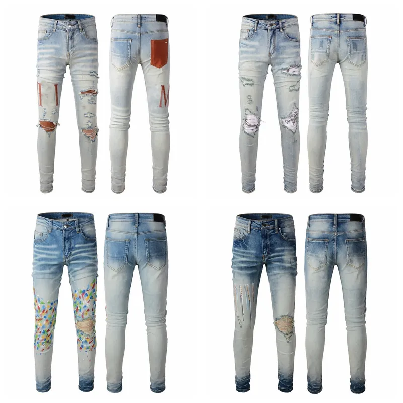 designerjeans Nykomlingar herrjeans lyxiga designer jeans jeans hål byxor jean COOLGUY biker byxor märke man kläder svart skinny y2k jeans hoodie t-shirt tn