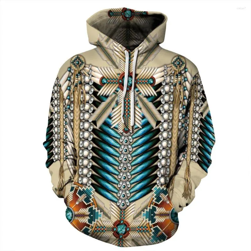 Men's Hoodies Fashion Tribal Style Hoodie 3D Printed Couples Pullovers Sweatshirt Jackets Sportswear Tops Men Women Streetwear Hoody