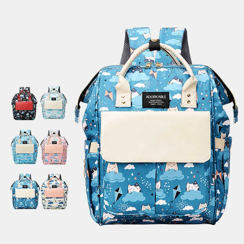 Mochila para pañales, bolsas de bebé para mamá y papá, bolsa de pañales de  maternidad