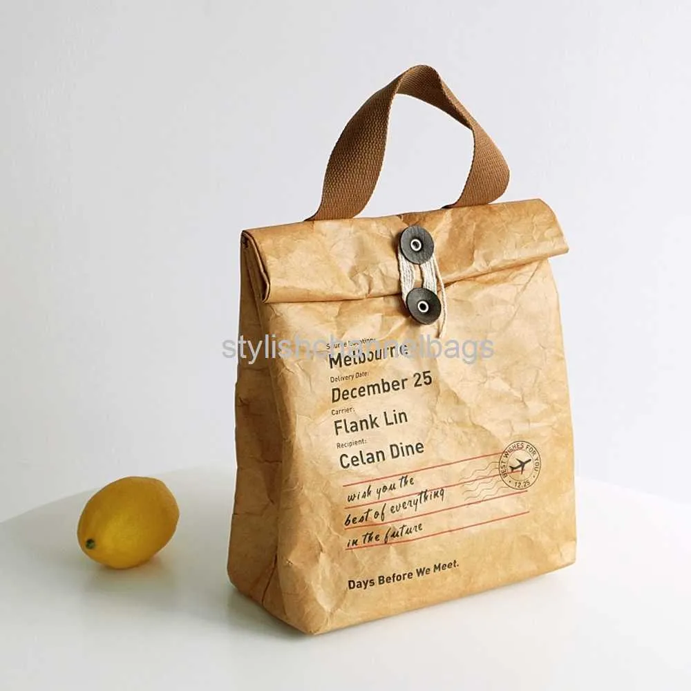 Totes Casual Dupont Paper In N Out Bag Bento Kraft Tote 0301 23 1 329 DHgate