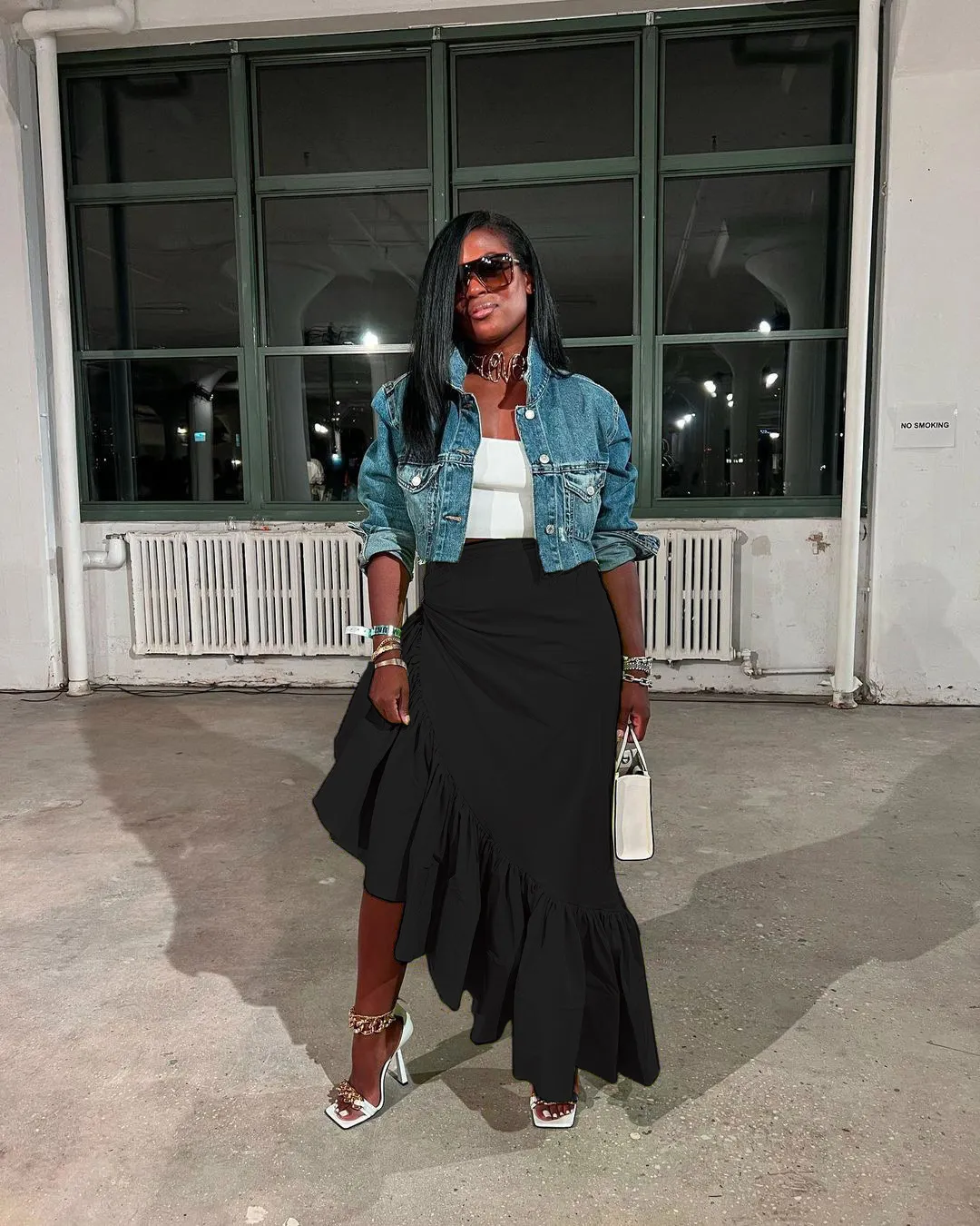 CM.YAYA Womens Asymmetrical Maxi Asymmetrical Skirt With CM.YAYA Womens Asymmetrical Maxi Asymmetrical Skirt With