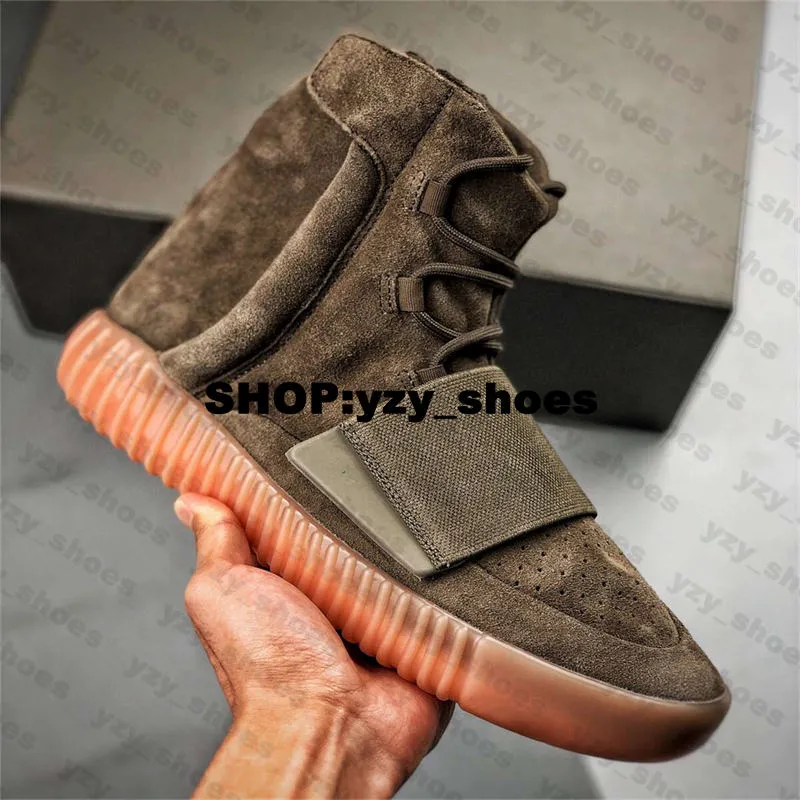 Bottes Chaussures Baskets Grande Taille 14 YZYs B00ST 750 Baskets Designer Kanyes Hommes BY2456 Gomme Marron Clair Eur 47 Femmes Us14 7627 Us 14 West Eur 48 Chocolat Us13 Casual 9186