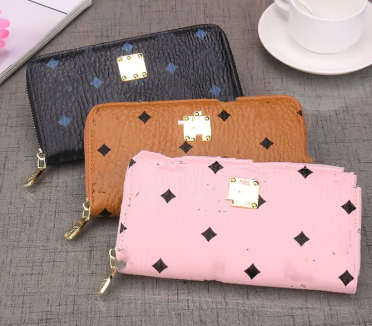 Kvalitet Luxury Plånbok Lady Coin Purse Läderdesigner Plånböcker för kvinnor Fashion Long Money PAG PAG -PUCH POCKT NOTA KLUTNING POCIOTSALE