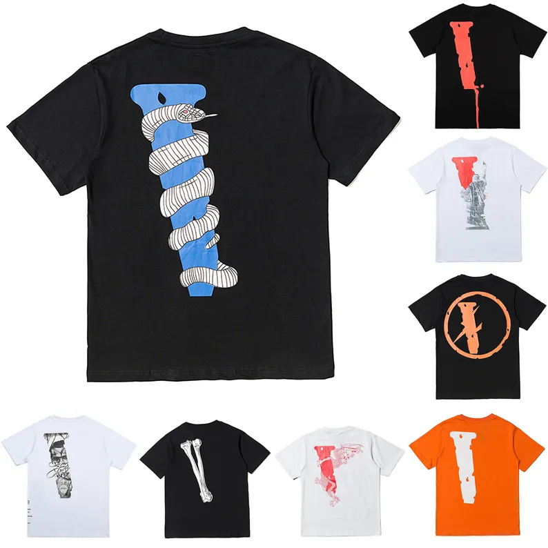 Summer Mens Designer Shirt Friends Letter Tees Men Women Short Sleeves Hip Style White Orange T-shirts Tees Size