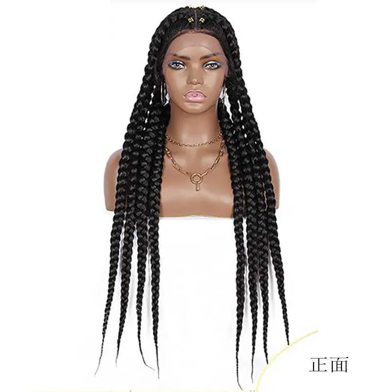 Fishbone Front Frontal Braided Wig For Women 8 Strand Chemical Fiber Braid  Headband 230301 From Sexhoods, $165.87