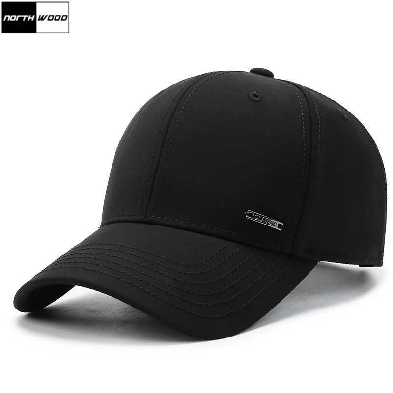 Ball Caps Northwood 2022 Classic Mens Baseball Cap Solid Women Snapback Hats Bone Trucker Caps Summer Regulowany tatę Mężczyzna Z0301