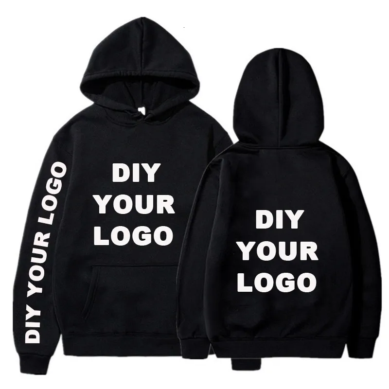 Heren Hoodies Sweatshirts DIY Aangepast Made 3D -geprinte streetwear Hoodie Women Men Men Lange Mouw Casual Sport Sweatshirt Boy Girl Autumn Pullover Tops 230301