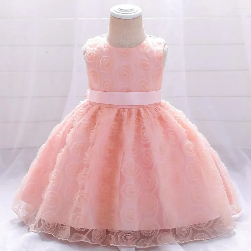 Girl Dresses Summer Children's Dress Skirt Baby Full Moon Net Yarn Princess Fluffy 6 Months-5 Years Old