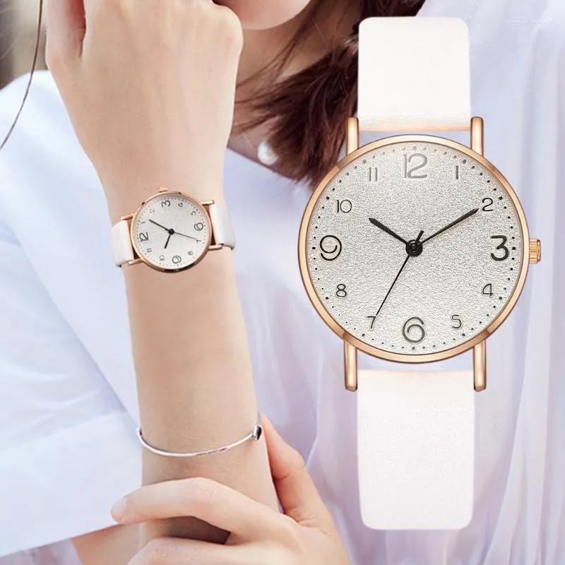 Wristwatches Women Watch Fashion Casual Leather Belt Watches Simple Ladies Quartz Clock Dress Zegarek DamskiWristwatchesWristwatches