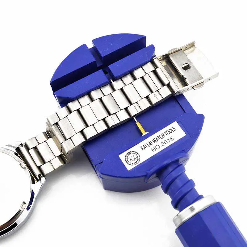 Lien de surveiller pour bande de bracelet à plateau à fente Bracelet Pin Remover Adjuver Repair Tool Kit 28 mm pour les hommes / femmes Watch