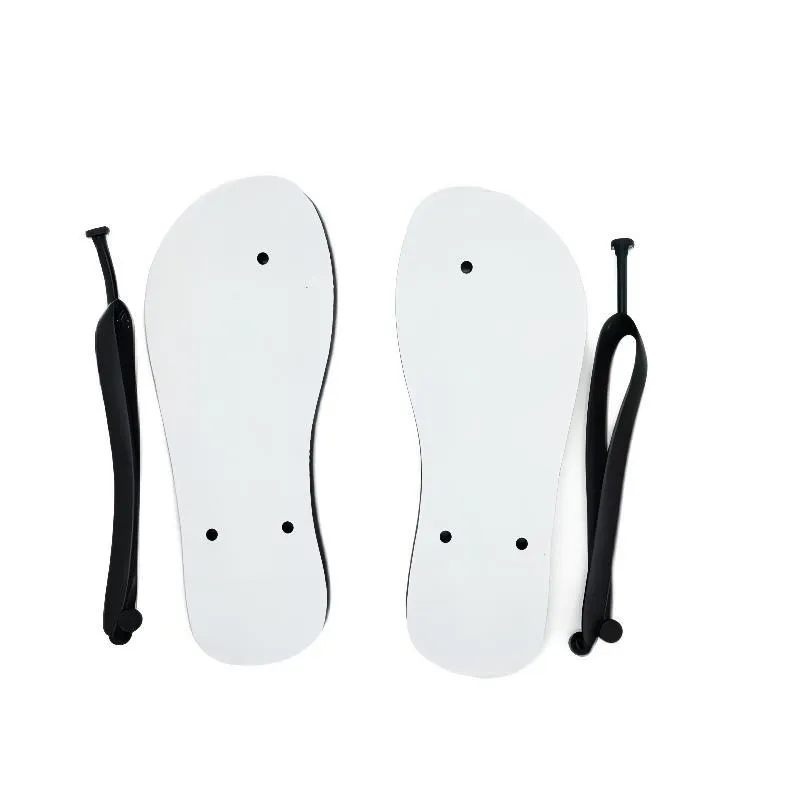 Sublimação chinelos de chinelos em branco chinelos brancos para piscina de casamento de praia Party Kids Men Women PVC Borrach Bottom Sandals Diy Heat Printing Slipper