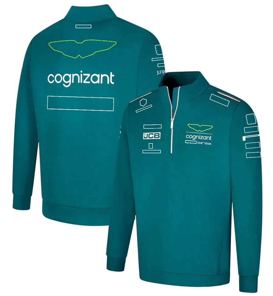 F1 2023 Giacca da squadra da uomo Maglia da pilota Uniforme Cappotto allentato Formula 1 Tuta da corsa Abbigliamento per tifosi da uomo e da donna Giacche MOTO Top