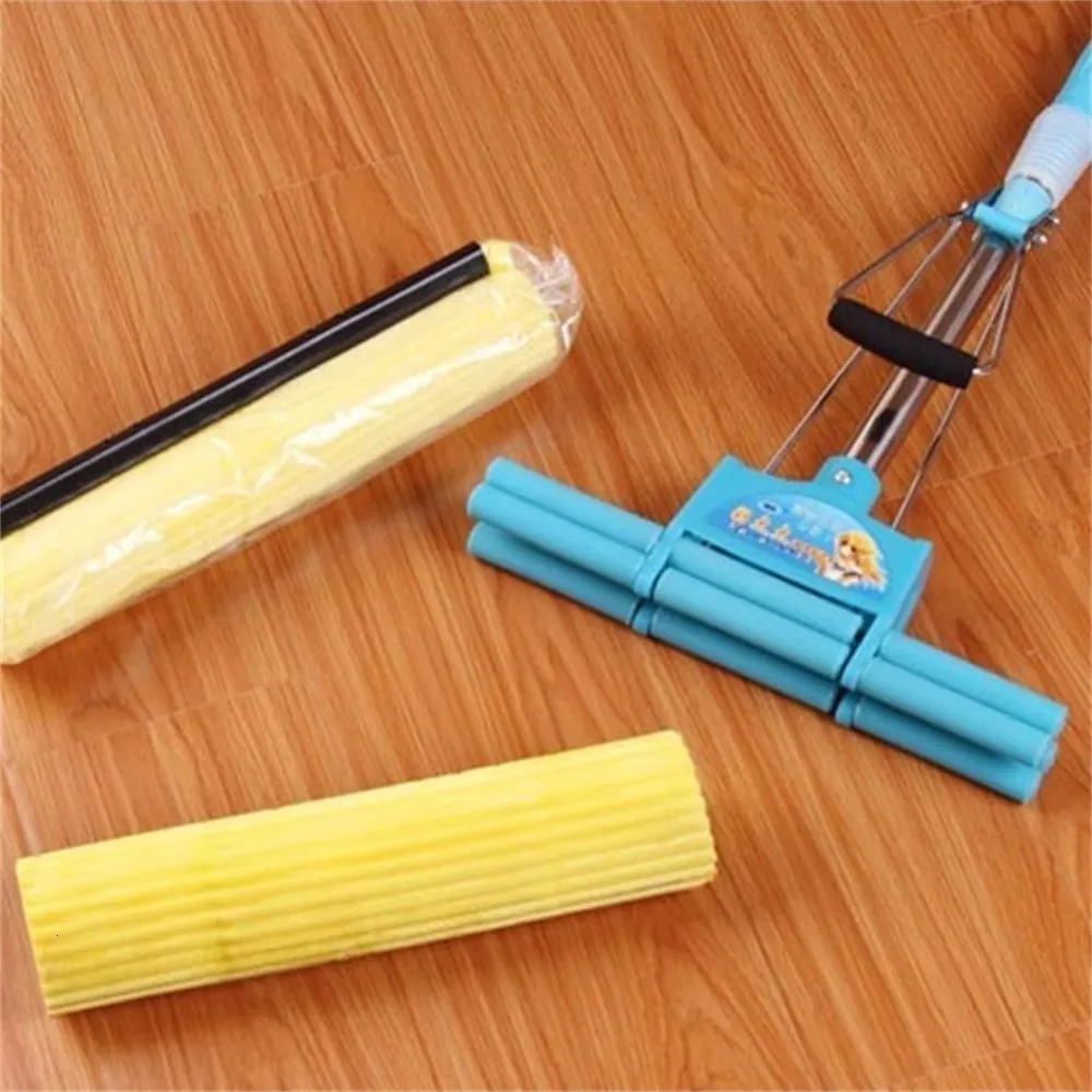 MOPS 2st PVA Super Absorbent Hushållssvamp MOP Huvudpåfyllning Byte av användbar hemgolv Kök Easy Cleaning Tool 230302