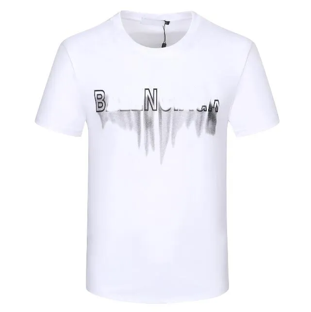 Camisetas para hombres Carta de París de verano Carta negra Impresión de rayas Moda Europa Diseñador para hombre Camiseta de manga corta Ropa de mujer Camiseta de algodón casual