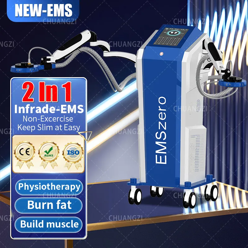 DLS-Emslim NEO Machine 2024 Latest nfrade-EMS 2 in 1 Physical Health Machine Slimming Infrared Heating Emszero