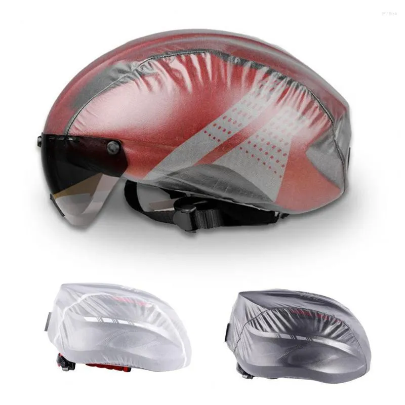 Casques de moto Housse de casque de vélo légère avec bande réfléchissante Coupe-vent Neige d'eau de haute qualité