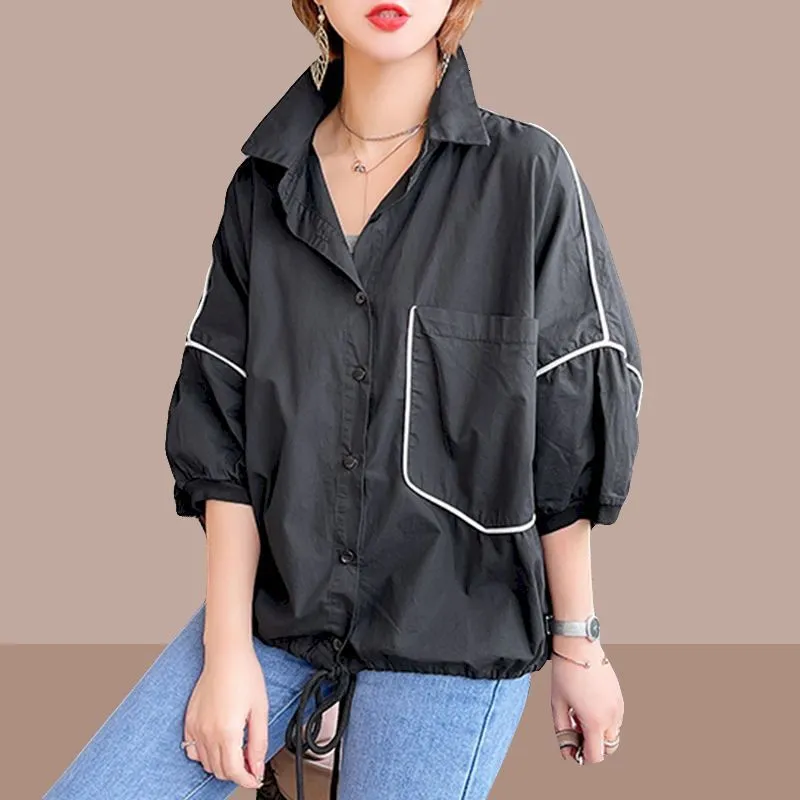 New Loose Linen Thin Women Long Shirt Dress 3602 New Loose Linen Thin Women Long Shirt Dress 3602