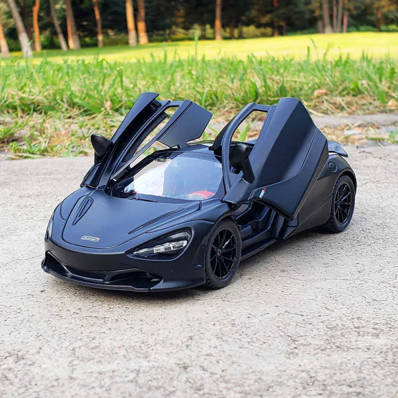 Diecast Model Cars 1 32 Alloy McLaren 720S Spider Car Model Sports Car Limited Edition Metal Car Model Collection Children's Birthday Gift ToyJ230228