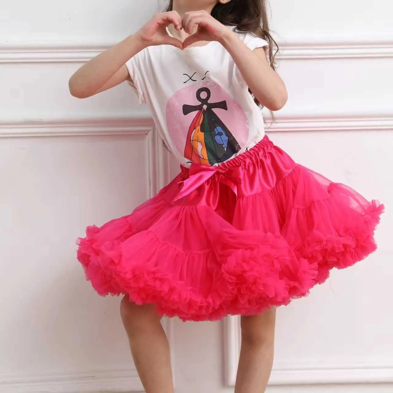 Ballet Princess Tulle Jupe Pour Bebe Filles Ballerina Puttishirt Pour Tout Petit Costume De Danse De La Jupe Tutu Pelucheuse 1 10y Du 13 86 DHgate