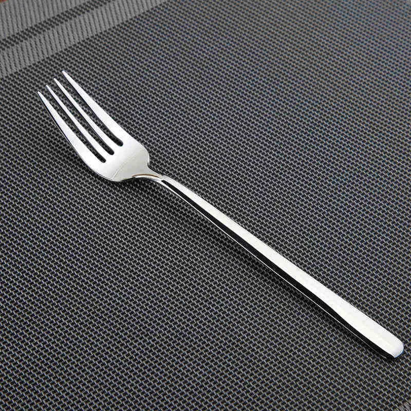 Forks Cozy Zone Dinner Set Stainless Steel Dining Tableware Classic 6 Pieces Table Western Salad Fruit Dessert el 230302