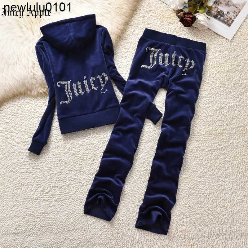 Juicy Apple Tracksuit Women Sports Suit for Women Summer Fashion Loose Casual long sleeves Two-piece Gym Clothing Suits 2023 New