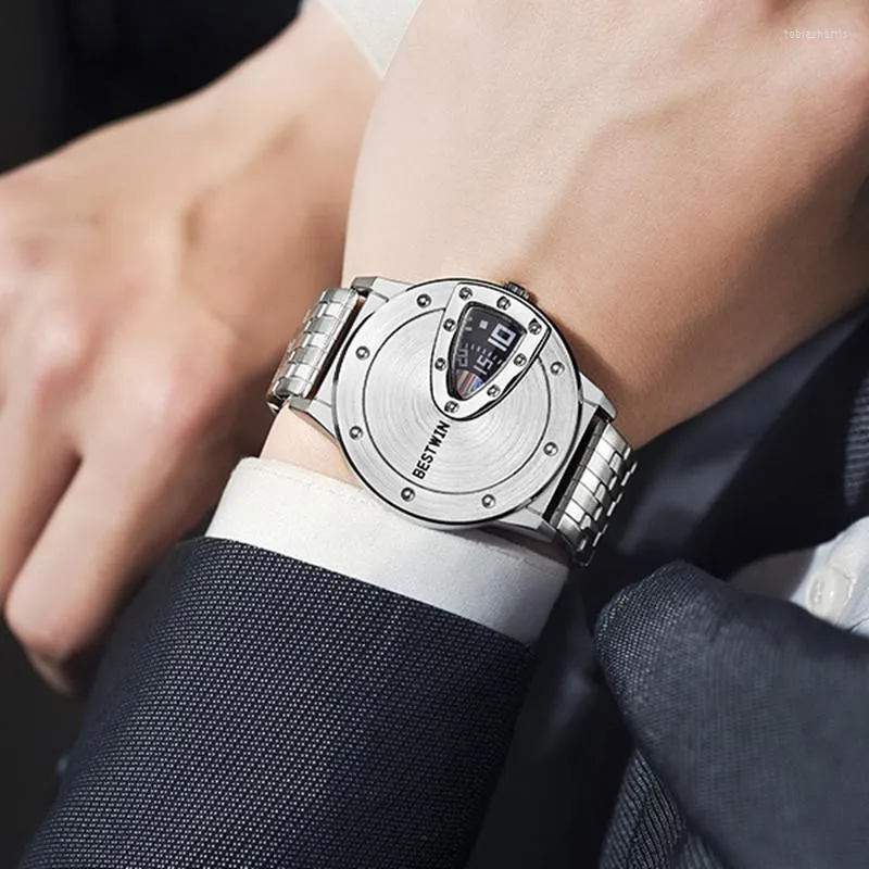 Armbandsur 2023 Watch är en modeavantgarde design kvarts science fiction form affärsmän formella tillbehör