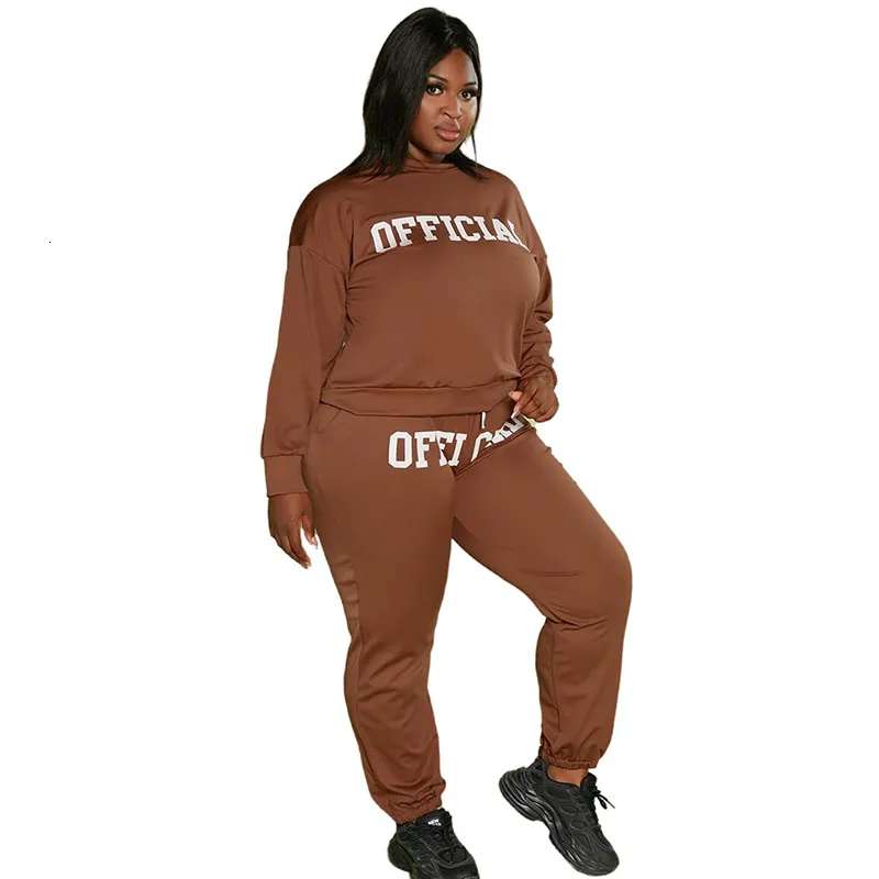 Womens Plus Size Pants Women Clothing Two Piece Set Sport Outfit