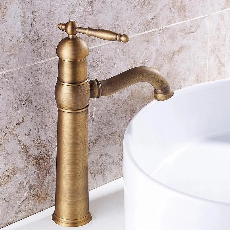 Bathroom Sink Faucets Antique All Copper Basin Faucet European Style And Cold Mixed Water In Toilet