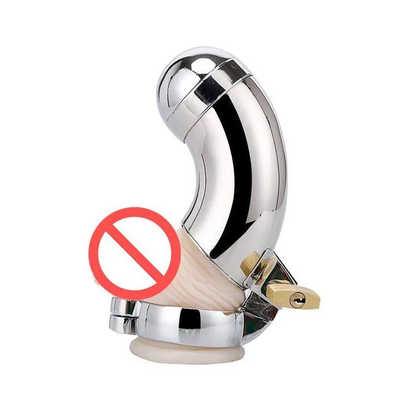 Other Health Beauty Items Male Chastity Device 40Mm/45Mm/50Mm With Tubing Er Removable Metal Cock Cage Penis Lock Toys Drop Deliver Dhmba