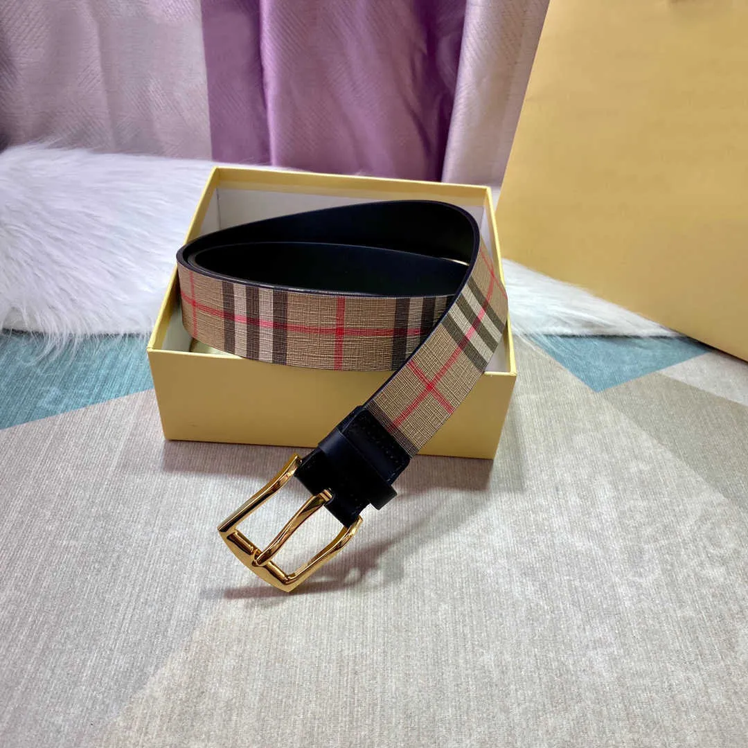 Top Designer Belt Classic Vintage Plaid Environmental  display picture 3