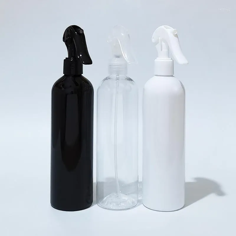 Lagerflaschen 12PCS 400ML Klar / Weiß / Schwarz Trigger-Sprühflasche Nebelsprüher Kunststoffbehälter Reinigung Große Größe