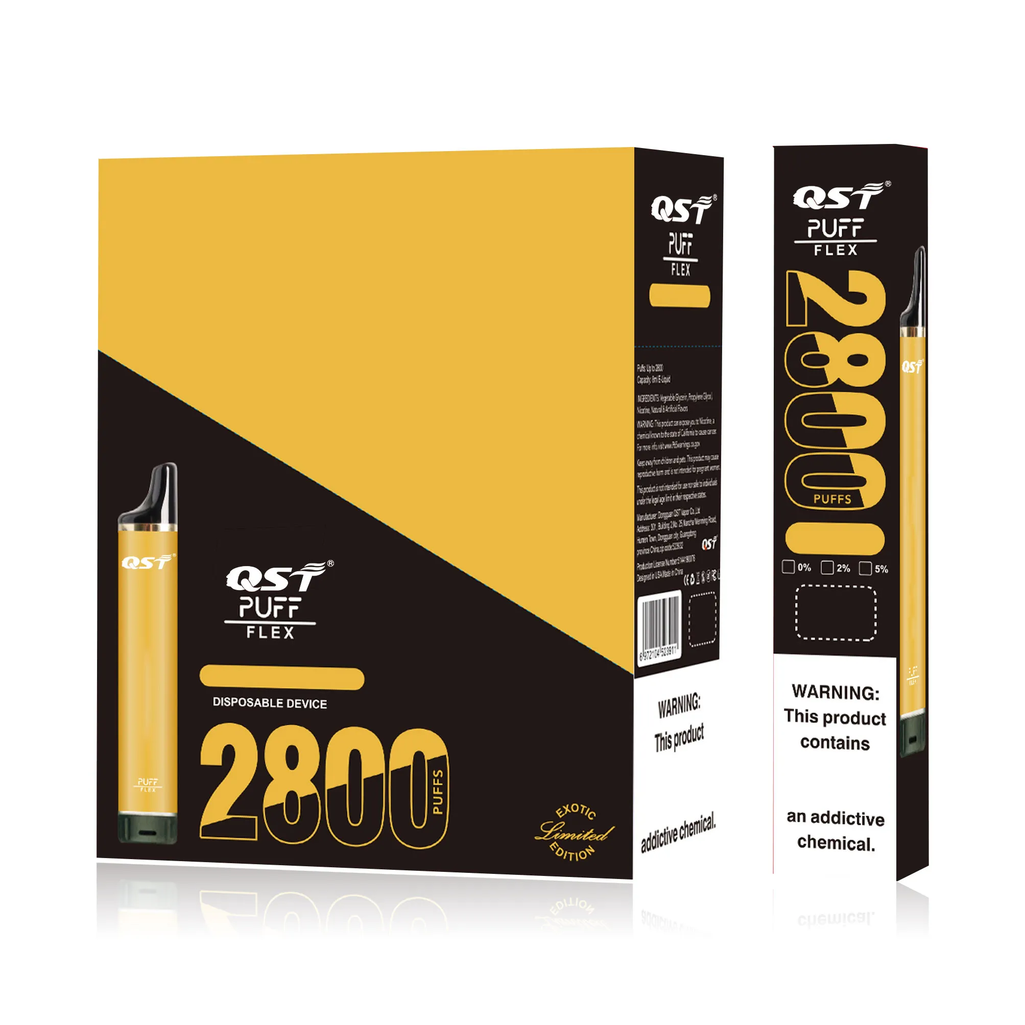 Original Qst Puff Flex 2800 Puffs 8ml Prefilled Authentic E Cigarette Pen  Wholesale Disposable Vape - China Puff Flex, Puff Flex 2800