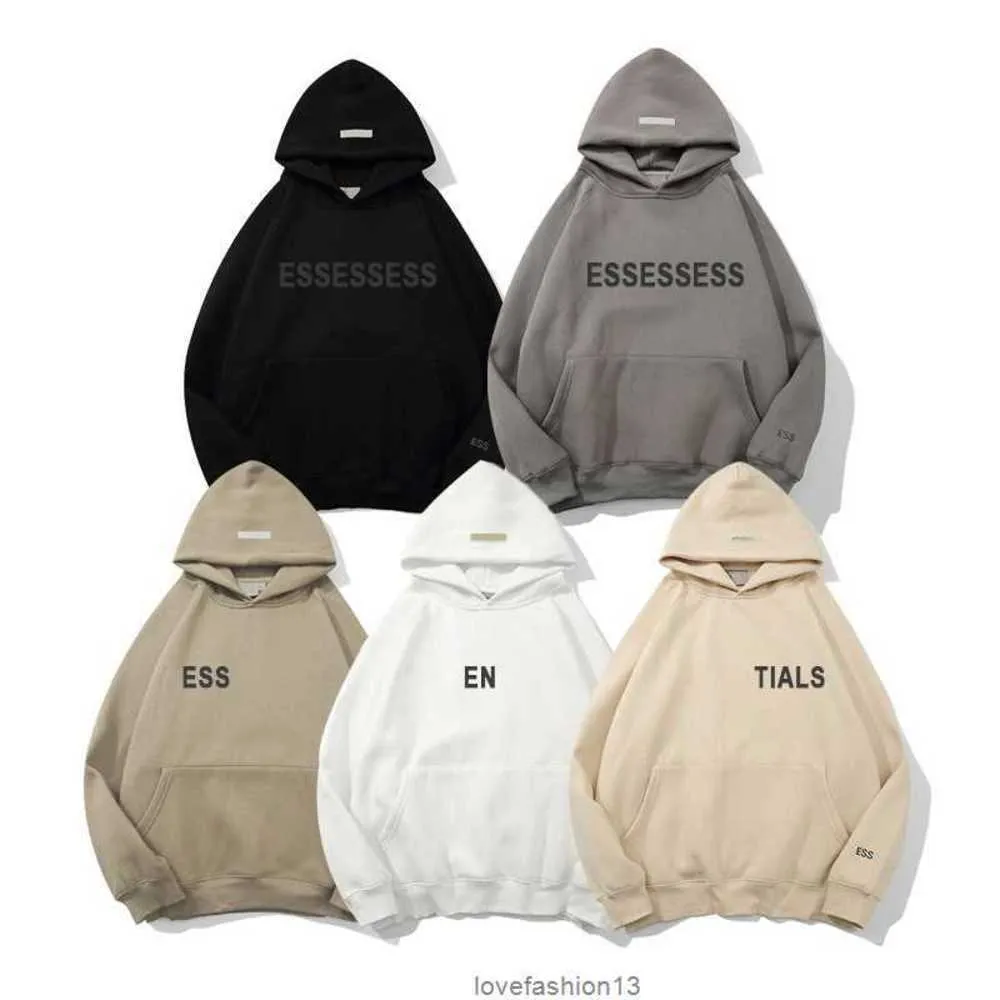 Essns Hoody Luxury Hoodies Designer Pullover Sweatshirts緩んだ長袖フード付きジャンパーメンズレディースファッションストリート