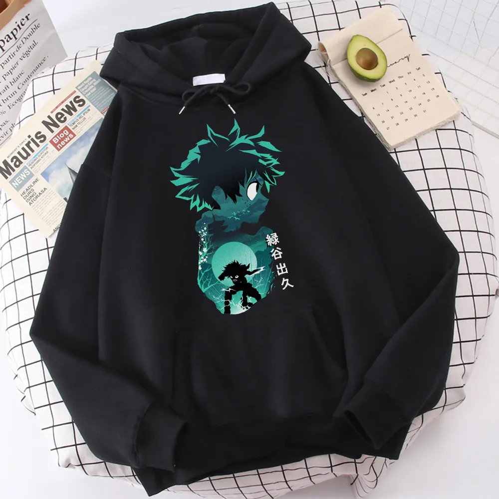 Mens Hoodies Sweatshirts My Hero Academia Casual Oversized