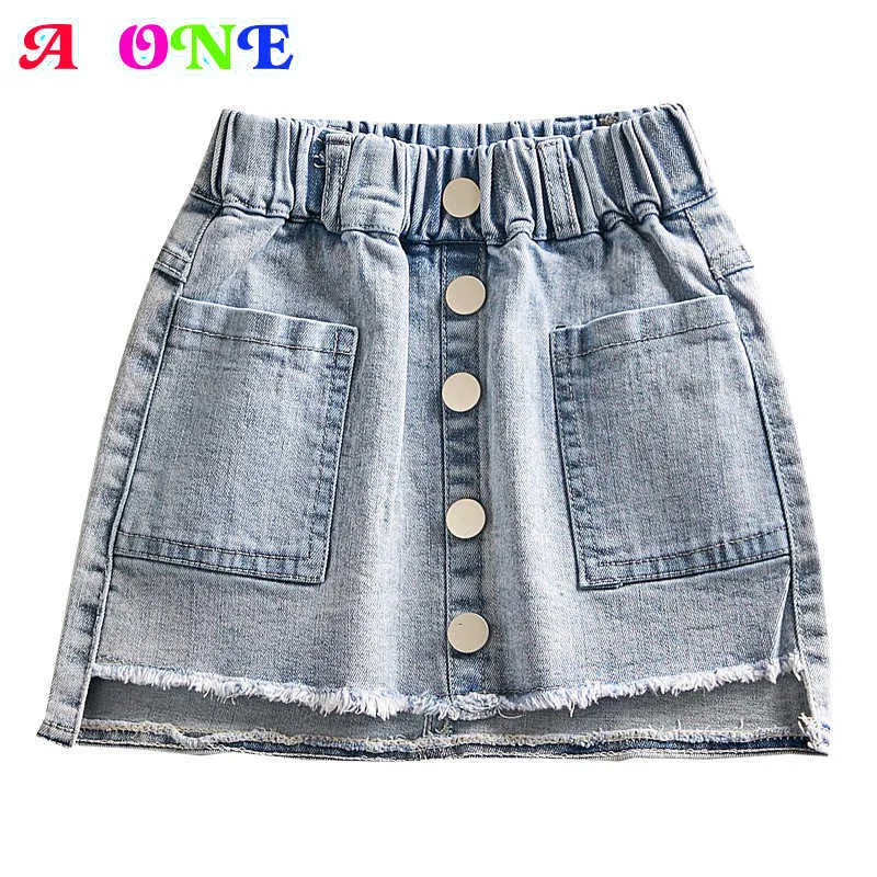 Skirts Summer girls skirts baby denim skirt tutu skirt fashion button ballerina party baby girl clothes T230301