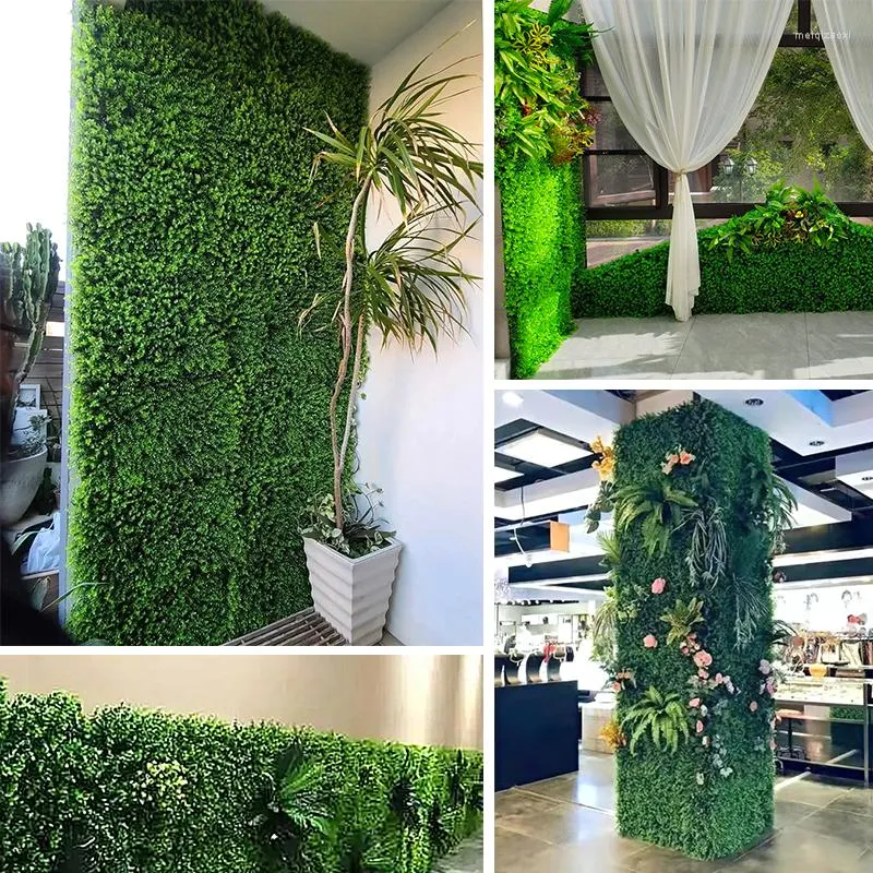 Decoración de pared con plantas artificiales 17x70 FLAVIE