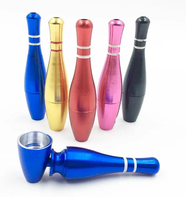 bowling pin lighter and cigarette holder Metal Detachable Smoking Pipe | 78mm Portable Tobacco... From  Flameelectronics, $1.13