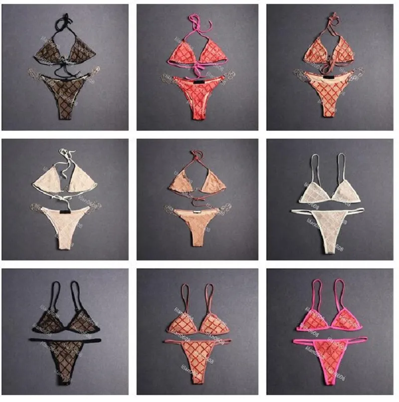 Bikini Designer Swimwear Lace Series Bikinis Hipster Padded Push Up