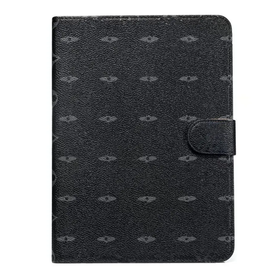 Luxe Ontwerpers Zachte Lederen Portemonnee Stand Flip Cases Smart Cover Met Kaartsleuf Voor Ipad Pro 11 12.9 10.2 9.7 Air 2 3 4 5 6 7 Air2 Pro 10.5 Mini Heren Dames Case