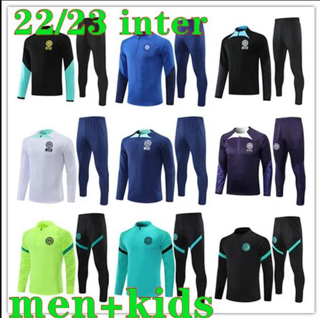 2022 2023 inter tuta calcio TRACKSUIT LAUTARO chandal futbol fotboll MILANO Träningsdräkt 22/23 milans camiseta DE FOOT Män OCH BARN