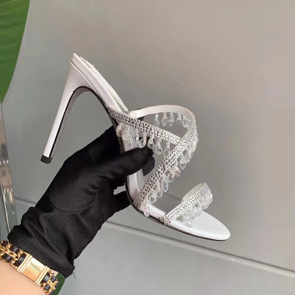 Sandalias Zapatos Guante Para Mujer Zapatillas De Correa Adornada