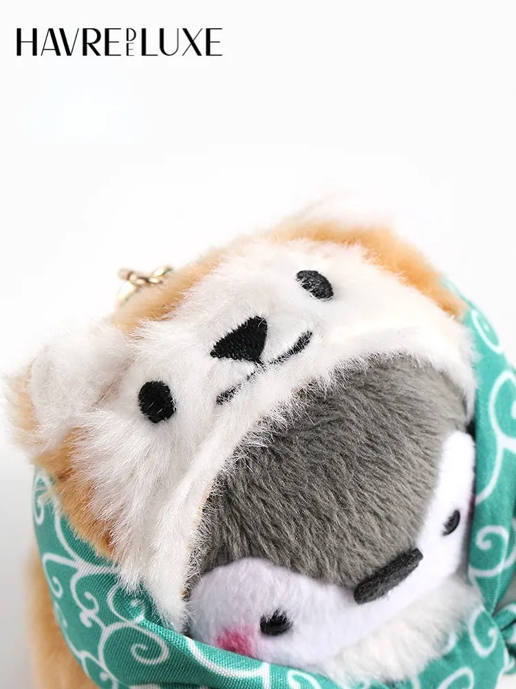 Schlüsselringe Tasche Charme niedliche Penguin -Anhänger Rucksack Plüsch Puppen Ornamente Cure Doll Keychain Kreatives Geschenk