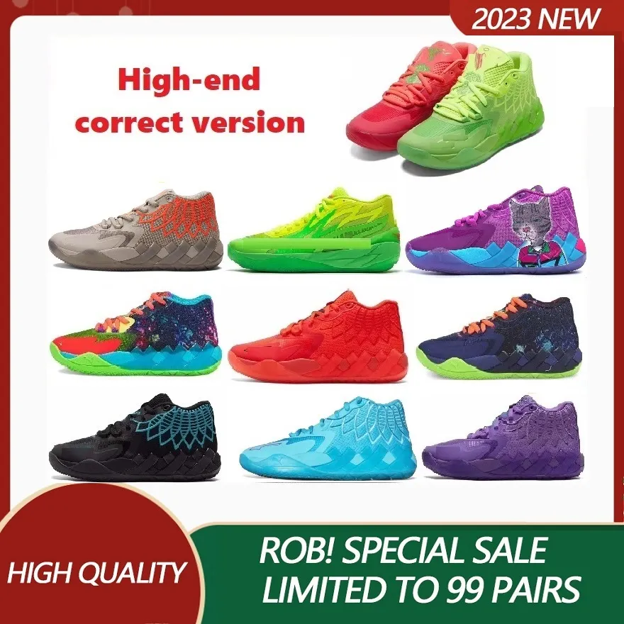 chaussures de basket-ball lemelo ball Nickelodeon Slime mb.01 Be You chaussures de sport mb 1 rick and morty baskets pour hommes mb1 enfants low Iridescent Dreams