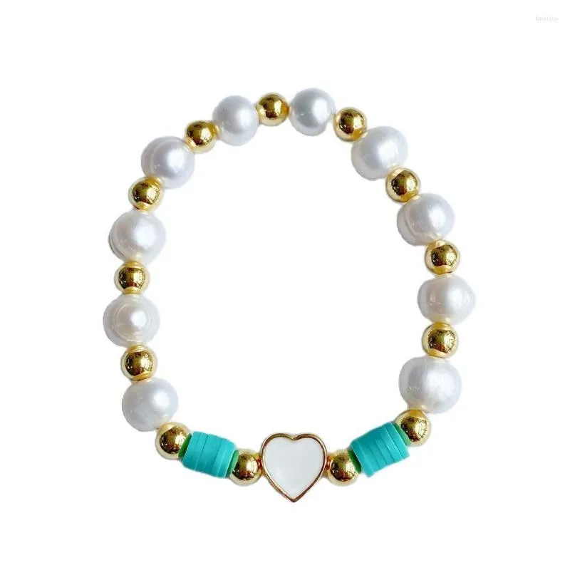 Charm Bracelets KKBEAD Natural Freshwater Pearls Bracelet Friends Jewelry For Women Designer 2023 Fashion Pulseras Dropship Suppliers