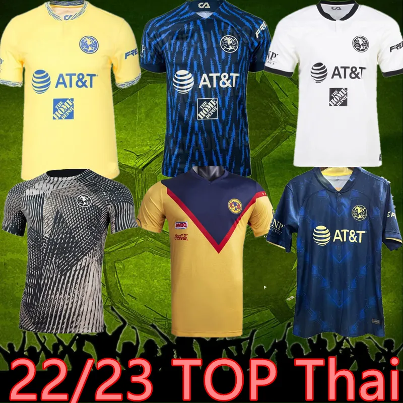 2022 2023 클럽 아메리카 레트로 축구 유니폼 F.VINAS HENRY G.OCHOA Liga MX 저지 RODRIGUEZ GIOVANI 22 23 America Football Shirt